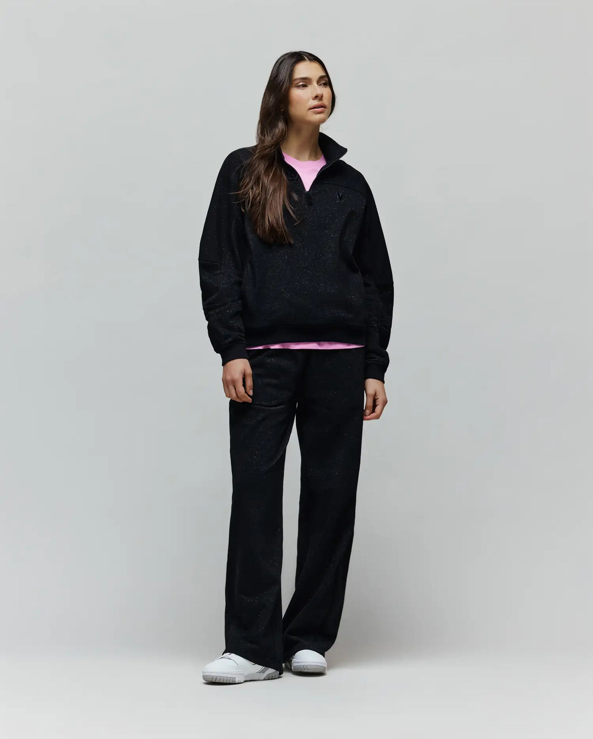 WOMENS JULES LUREX 1/4 ZIP PULLOVER - WT0500003