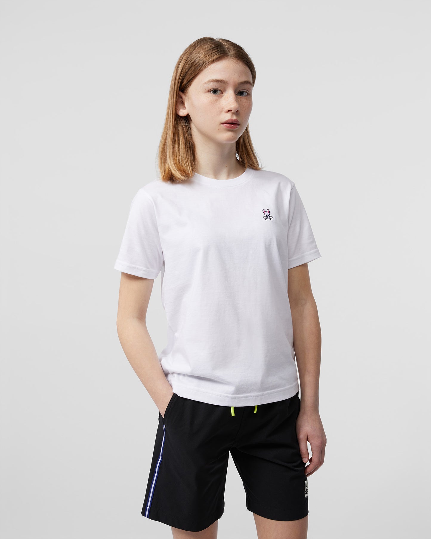 KIDS CLASSIC WHITE CREW NECK TEE | PSYCHO BUNNY | T-Shirts