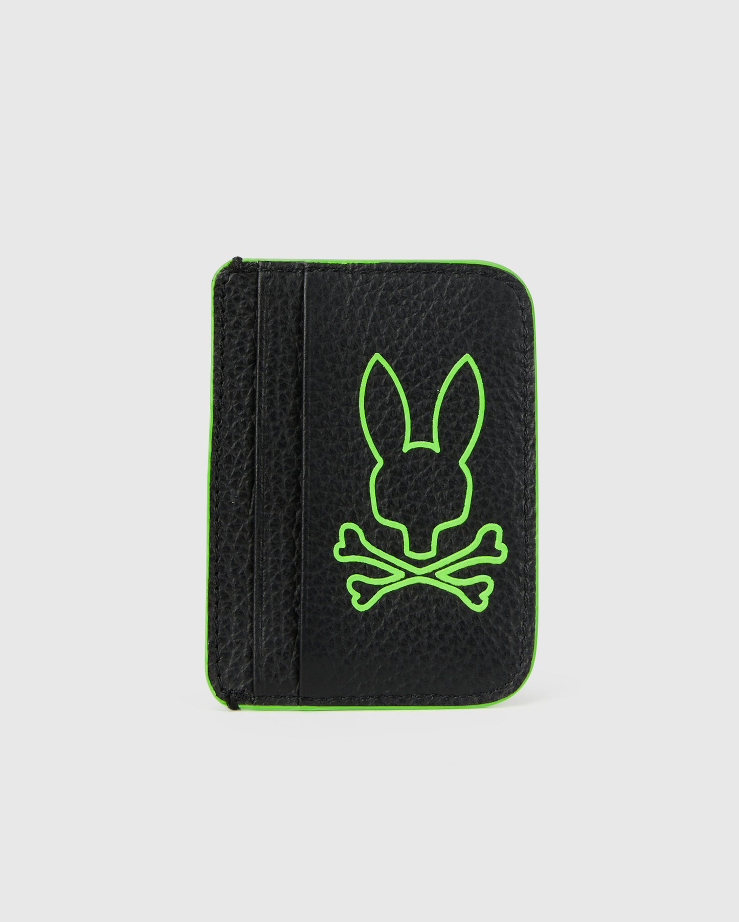 Psycho Bunny Billfold Leather Wallet - Black | NYCMode