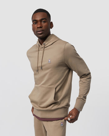 MENS FRENCH TERRY HOODIE CREAM