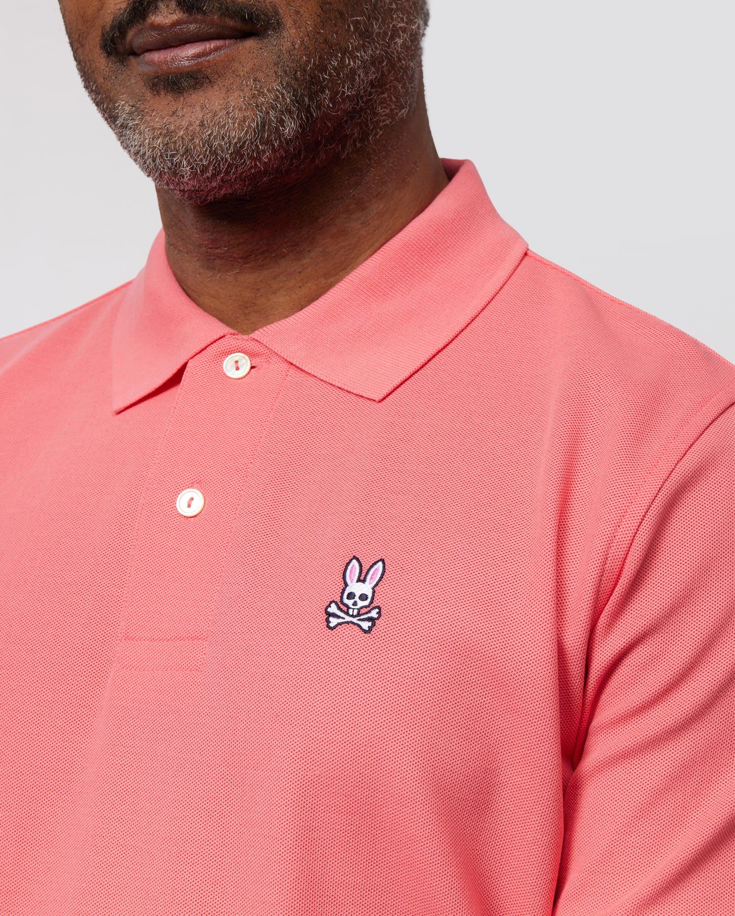 MENS PINK CLASSIC POLO