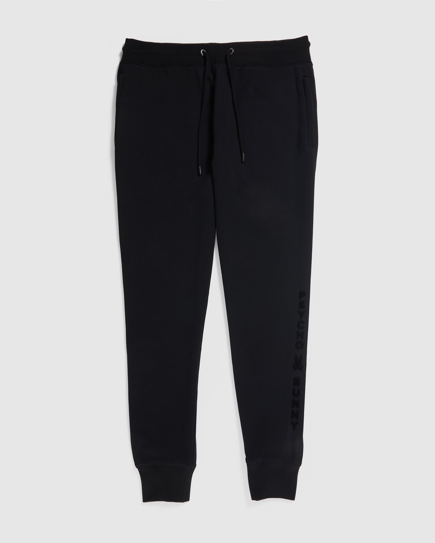 MENS ROYCE BLACK SWEATPANTS WITH ELASTIC ANKLE | PSYCHO BUNNY – Psycho ...
