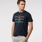 mens embroidered navy t shirt