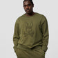 mens big and tall dark green sweatshirt