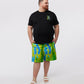 MENS BIG AND TALL MONTGOMERY ALL OVER PRINT SWIM TRUNK - B9W910Y1PO