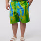 MENS BIG AND TALL MONTGOMERY ALL OVER PRINT SWIM TRUNK - B9W910Y1PO